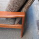 Scandinavian sofa from the 60s teak and fabric