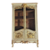 Bookcase in gilded wood and restored wood from the Napoleonic III period.