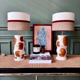 "Initial" SPOT x ATOME ceramic lamp pair - 2026 (Havana)