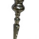 Pair of vintage silver metal candlesticks
