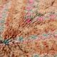 Peach Vintage Moroccan Rug 170 x 230 cm, Berber Wool Rug, Handmade Boho Rug