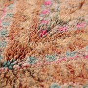 Peach Vintage Moroccan Rug 170 x 230 cm, Berber Wool Rug, Handmade Boho Rug