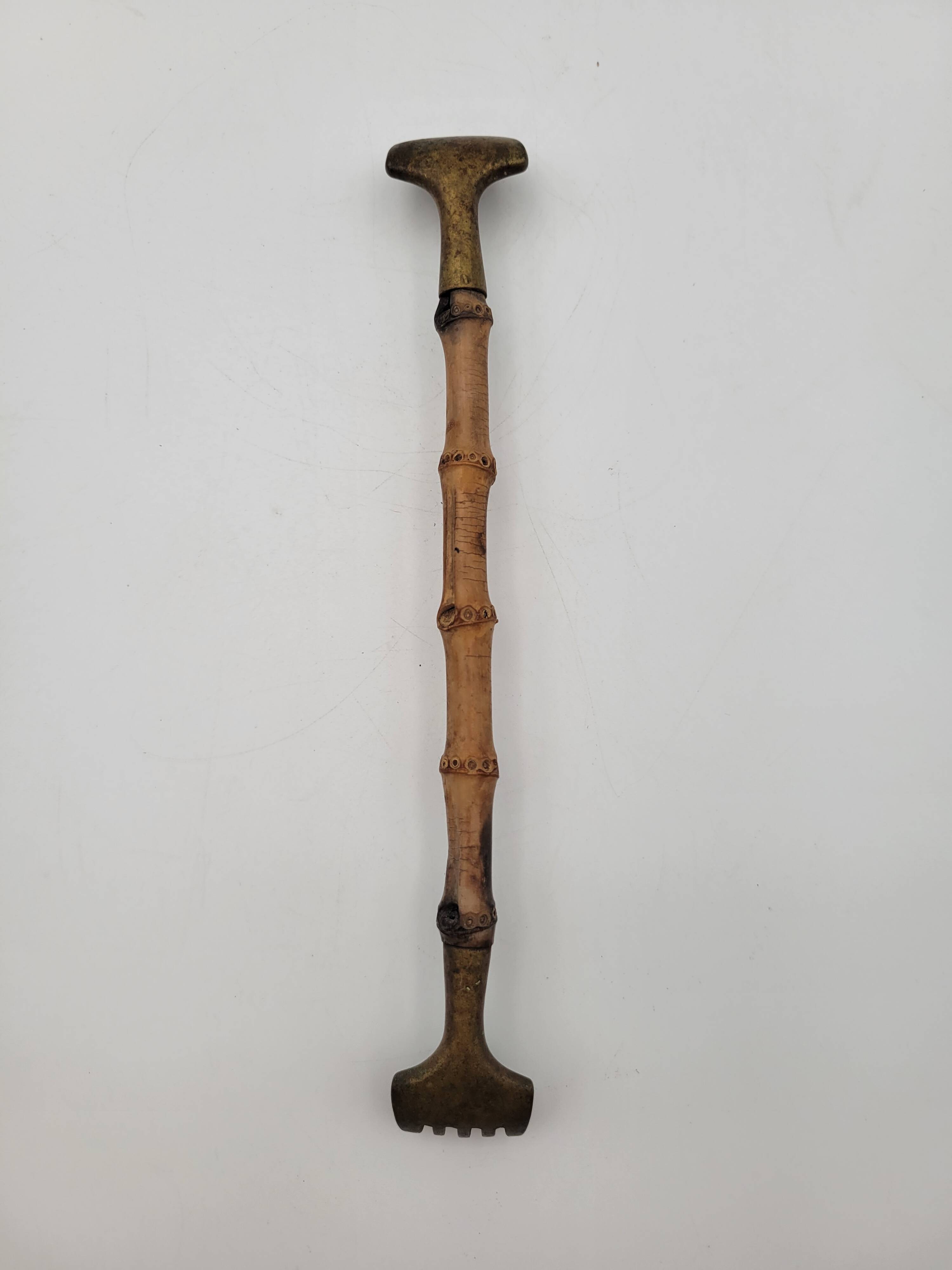 Vintage bamboo back scratcher