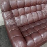 Vintage cubist lounge sofa