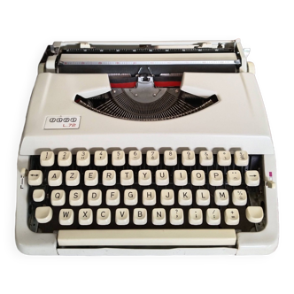 Machine à écrire portative Jappy L 72, fonctionnelle, ruban neuf