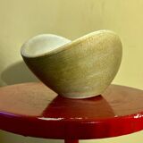 Greyish yellow bowl by Suzanne Ramié (1905-1974) and Atelier Madoura (XX) Bowl -Madoura