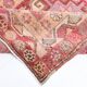 Red & Pink Super Soft Vintage Runner Rug, 91x346Cm