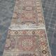 Turkish vintage handmade oriental rug Caesarea 3 x 2 m