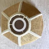 Vintage lampshade to hang in canework