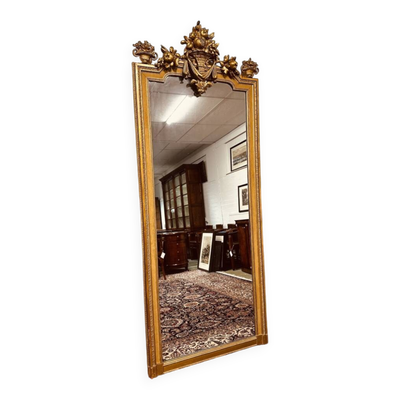 Miroir baroque anglais antique doré