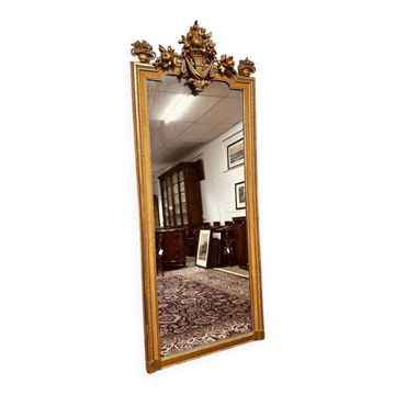 Miroir baroque anglais antique doré