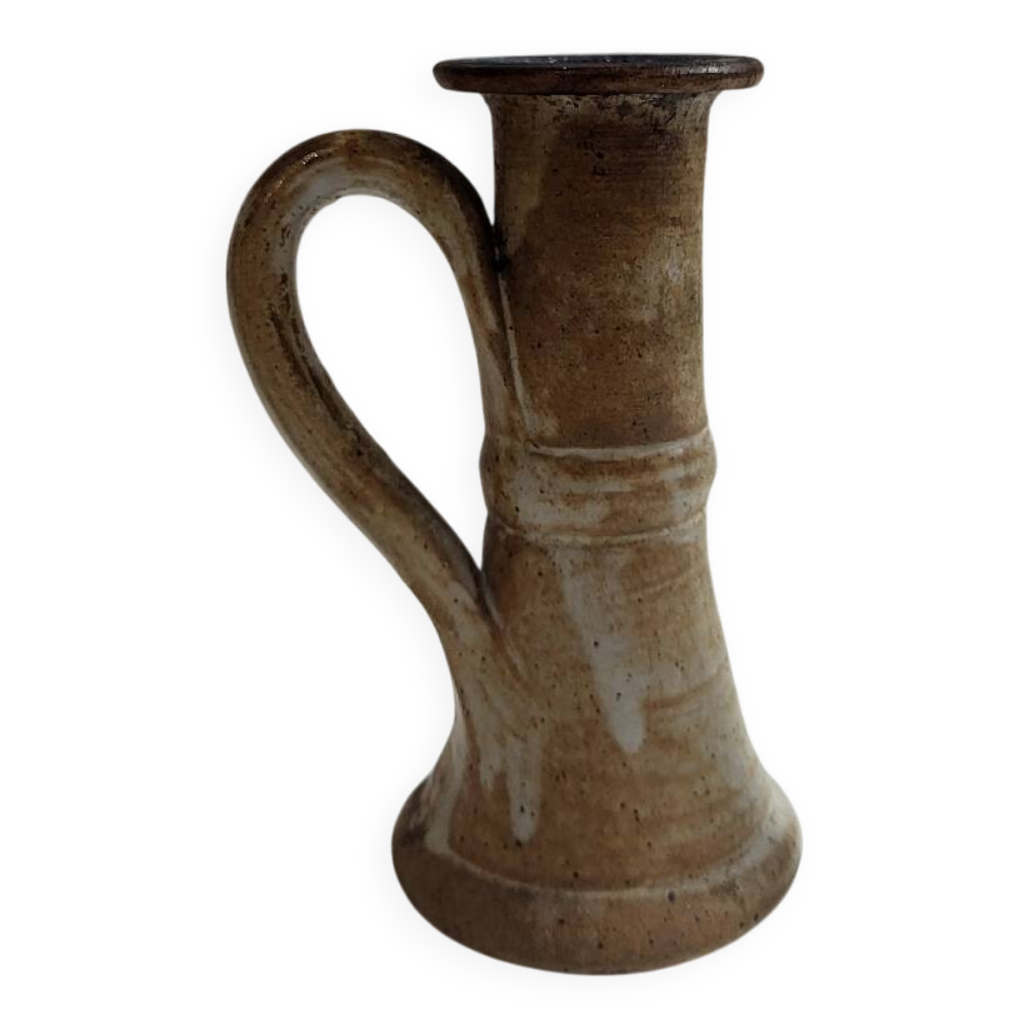 Stoneware candlestick