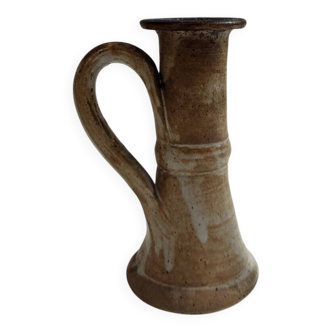 Stoneware candlestick