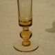 Orange glass soliflore vase
