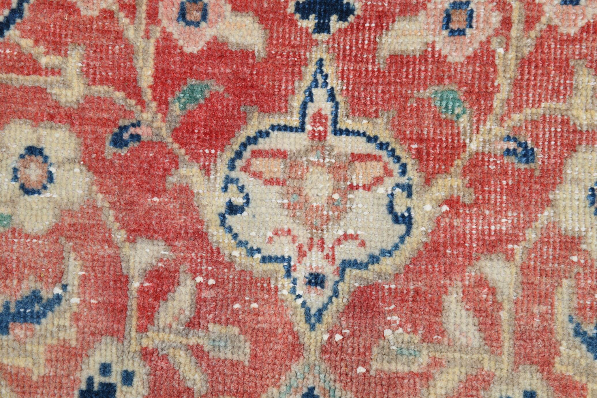 Classic Red & Blue Oversize Vintage Rug, 310x404Cm