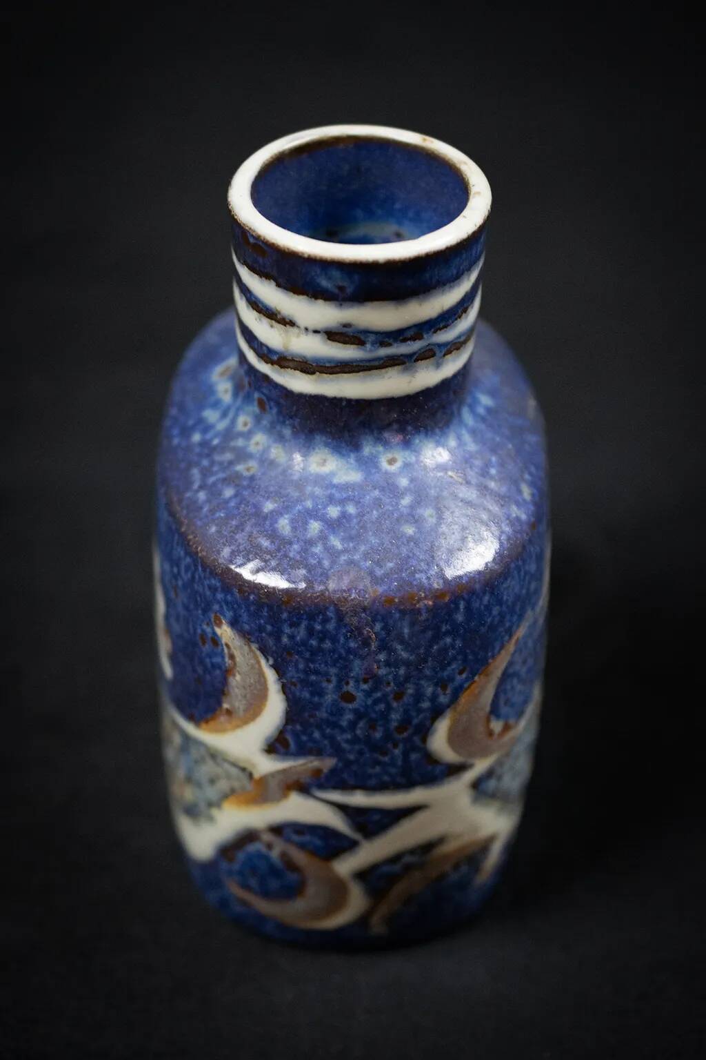 Royal Copenhagen “Baca” earthenware soliflore, Nils Thorsson, 60s/70s