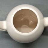 Old teapot Salam tea Villeroy & Boch porcelain and metal ~ 50s