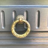 bahut buffet art deco chene solid gray vintage