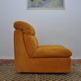 Corduroy modular sofa, 1970s, set of 3