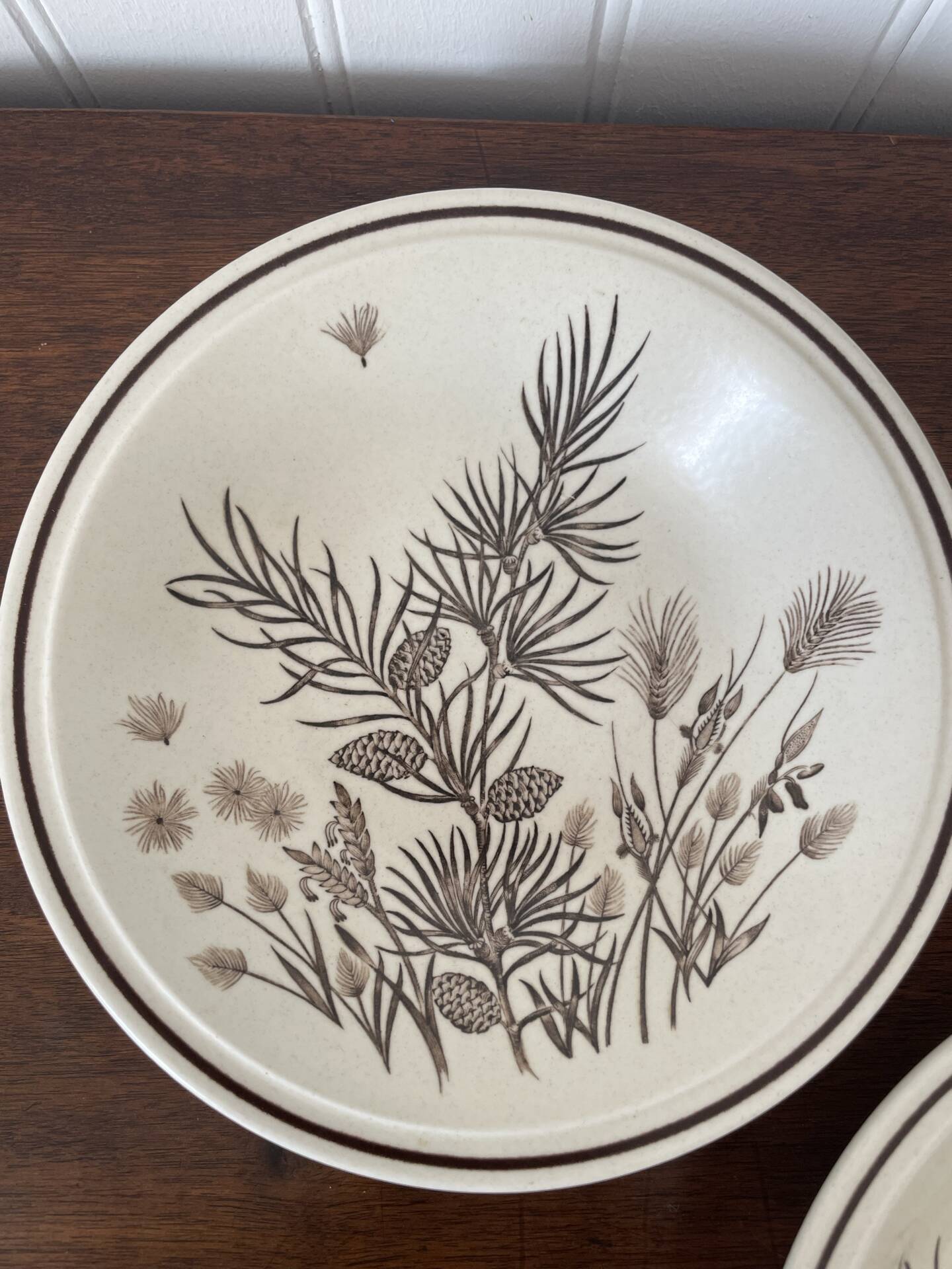 Set of 2 Grindley English ceramic plates.