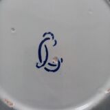 Decorative plate in 18th century Saint Clement earthenware with revolutionary decoration