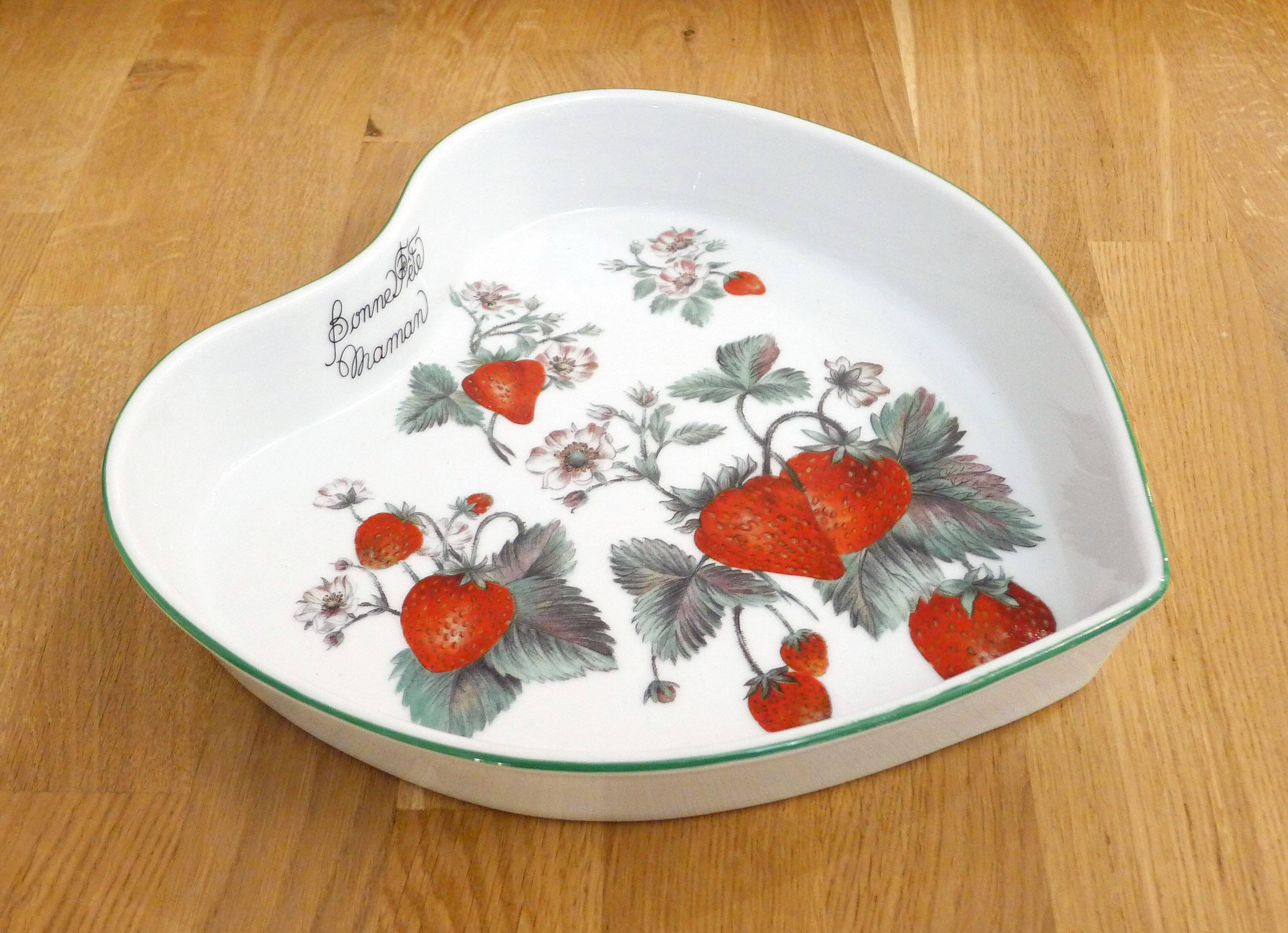 Heart & Strawberry Dish