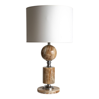 Vintage onyx lamp Philippe Barbier