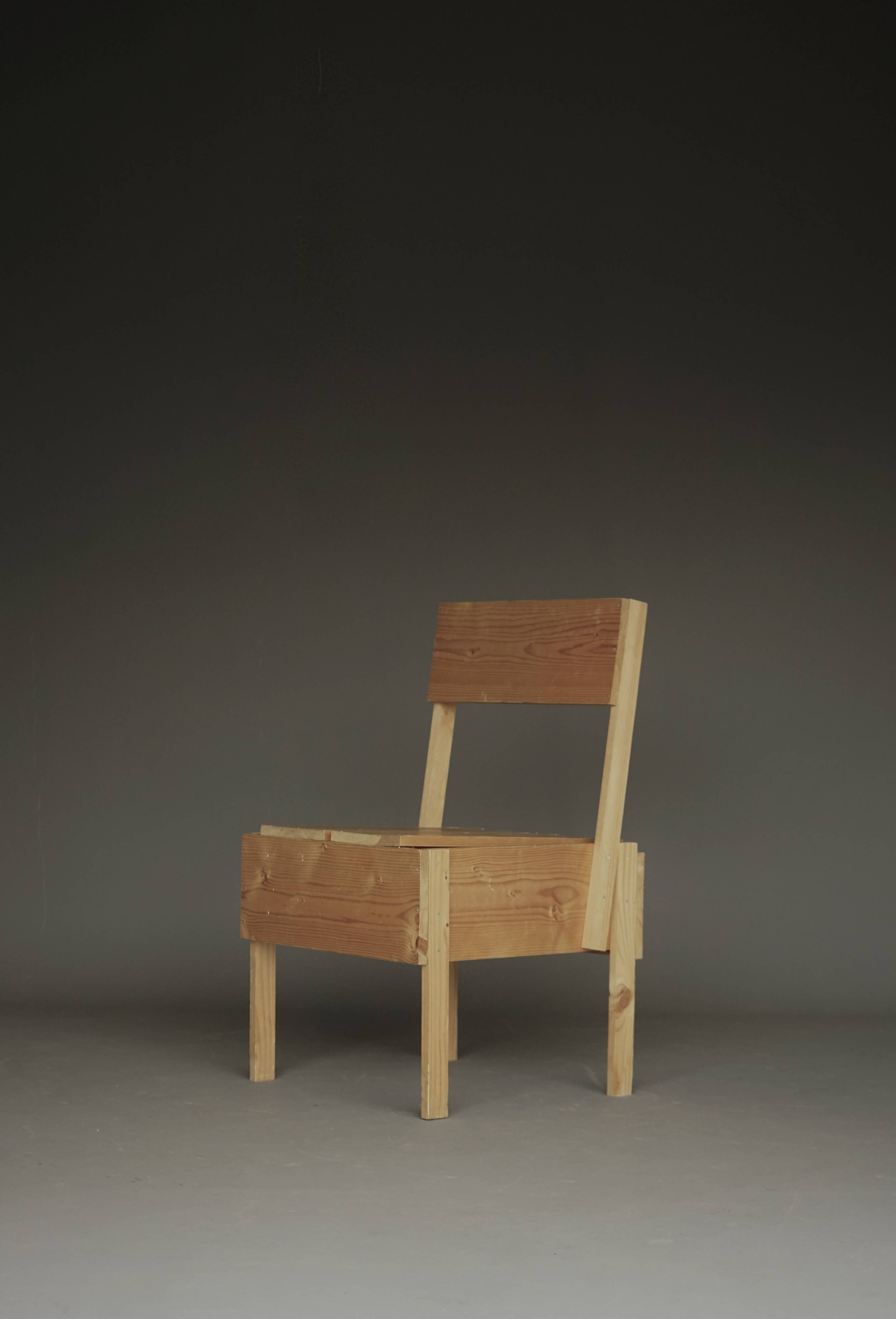 1990s Autoprogettazione Sedia 1 Chair in the style of Enzo Mari