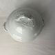 White porcelain soup bowl