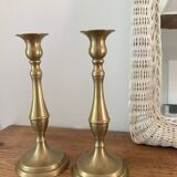 Pair of vintage brass candlesticks