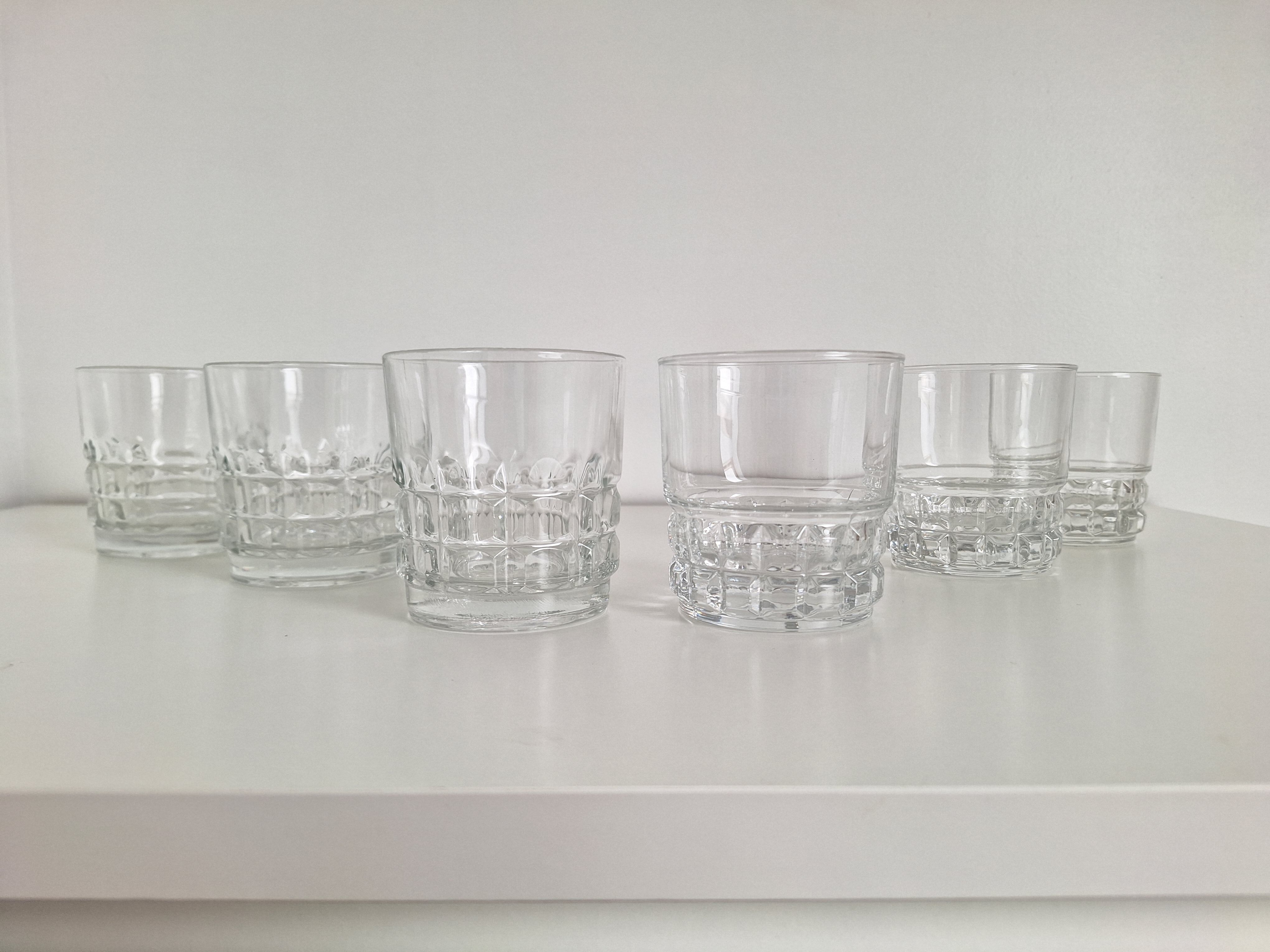 Art deco whiskey glasses