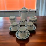 Limoges France porcelain coffee service circa 1970