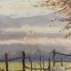 Impressionist painting "Shepherd and his sheep" 19th century signed Barbizon