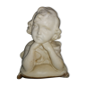 Sculpture Bust girl in plaster