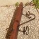 Patères metal et bois massif, vintage