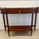 Louis XVI style mahogany console, 19th century