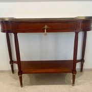 Louis XVI style mahogany console, 19th century