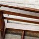 Portemanteau mural vintage en bois brut