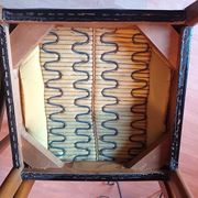 6 chaises scandinave teck et skaï vintage 1960