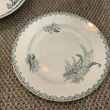 3 dishes model lily of the valley, Saint Amand and hamage