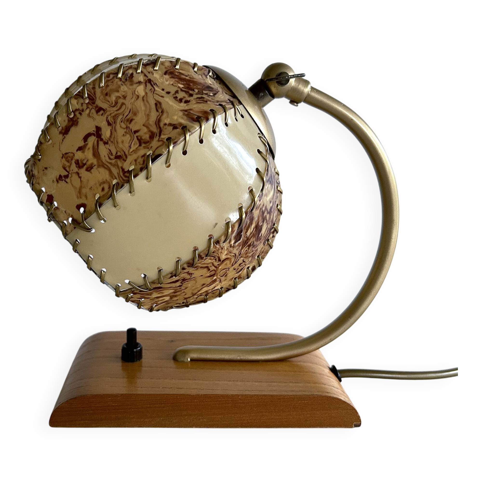 Art Deco Lamp, Wood