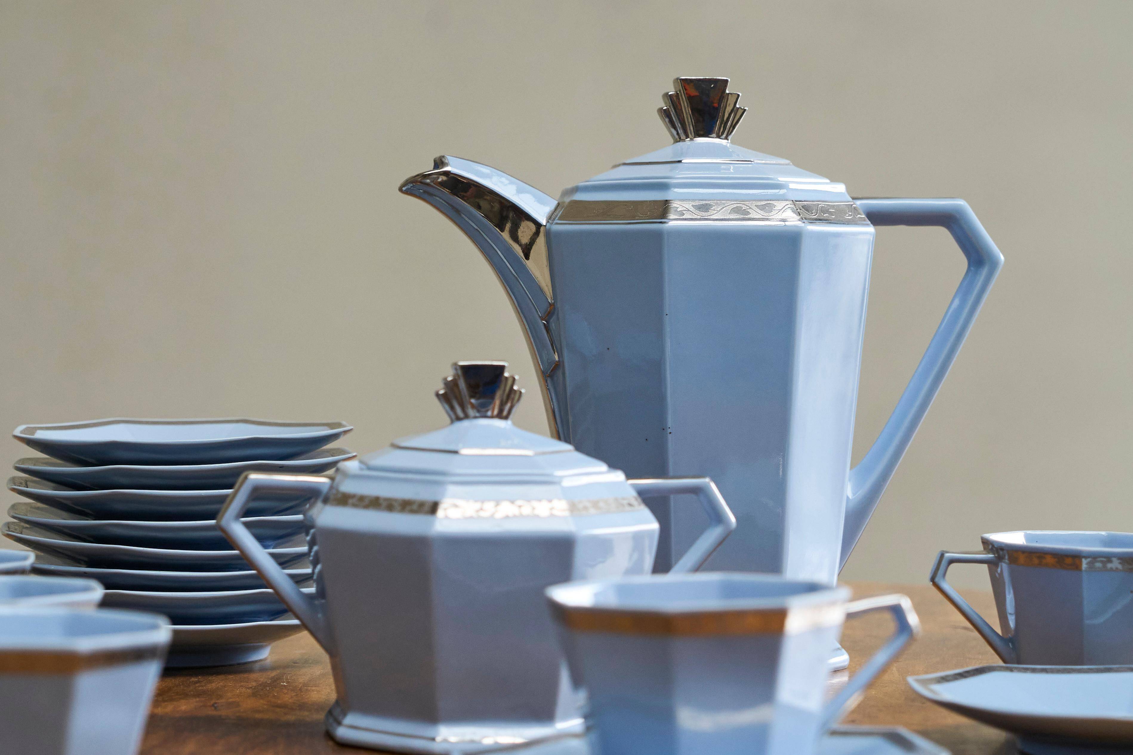 Art Deco coffee service Belgian 1930s