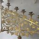 Gilded bronze candlestick from the end of the 19th century