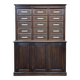 Notary's furniture from the early 20th century in oak with its cardboard box.