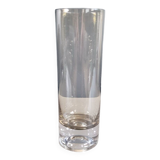 Smoked glass roller vase