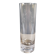 Vase rouleau en verre fumé