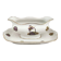 Sauce boat on a Limoges porcelain base with a hydrangea basket design.