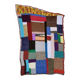 Handmade Crochet Patchwork Throw Blanket Bedspread
