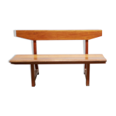 Banc vintage en bois