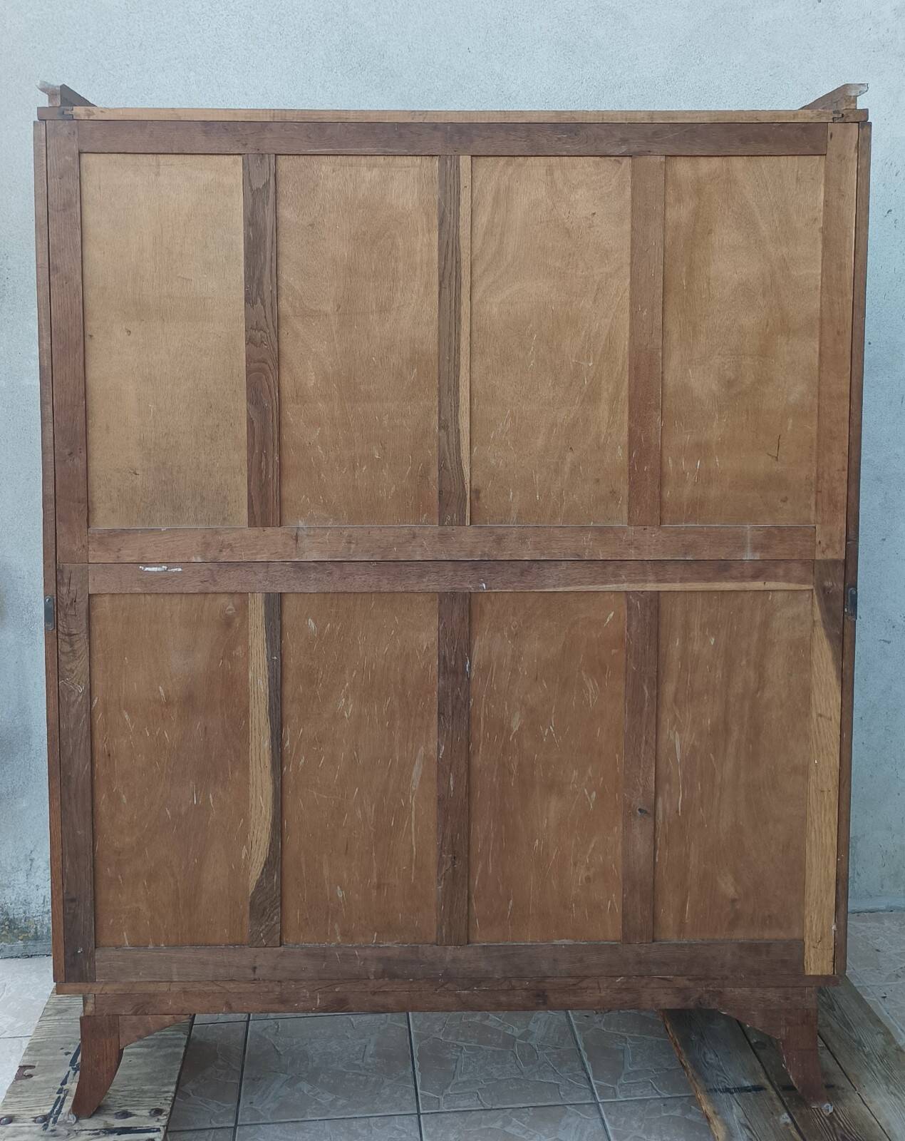 Vintage oak wardrobe